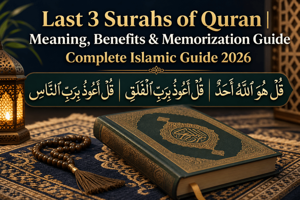 Last 3 Surahs of Quran | Meaning, Benefits & Memorization Guide