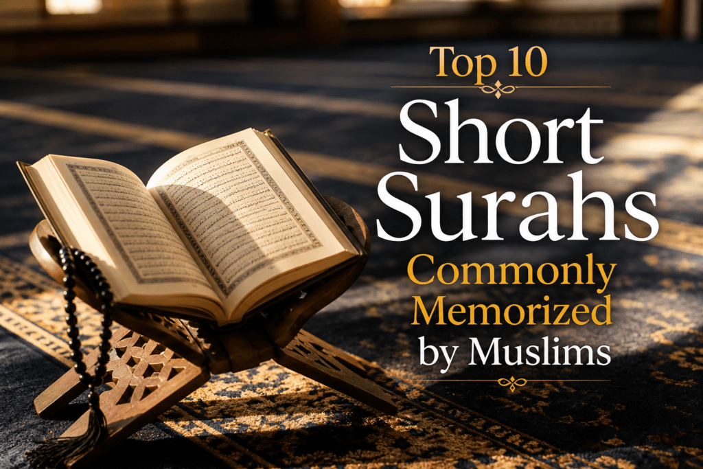Top 10 Short Surahs Commonly Memorized by Muslims
